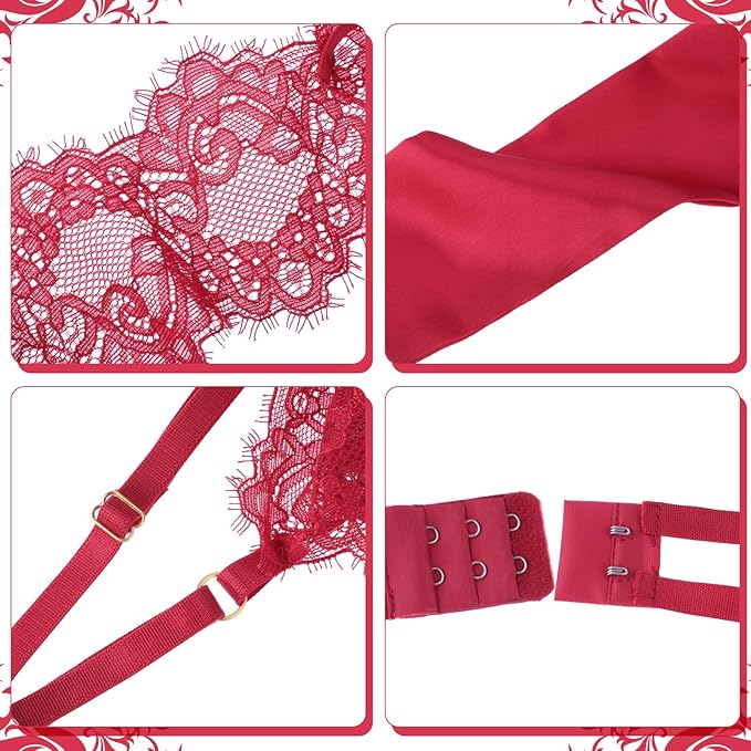 Sexy Lingerie for Women Lace Bodysuit One Piece Naughty Lingerie Unwrap Me Big Bownot Lingerie