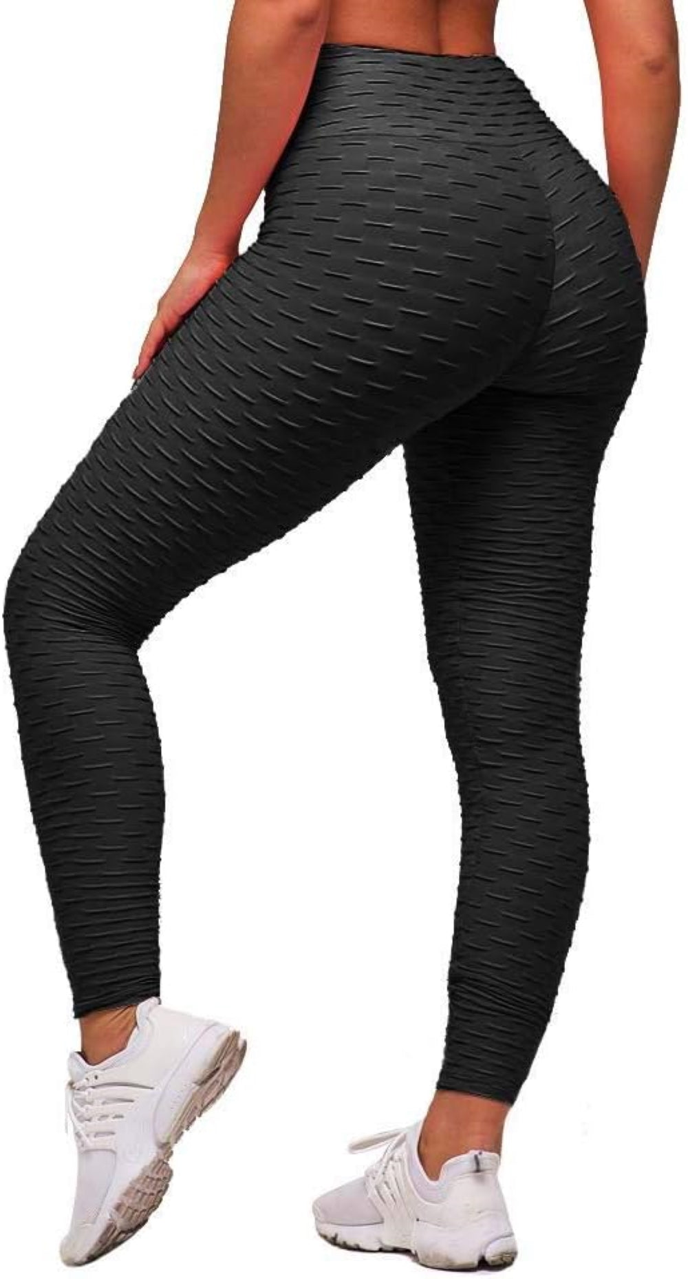 High Waisted Honeycomb Textured Waffle Leggings for Women – Butt-Lifting Scrunch Design, Tummy Control, 4-Way Stretch, Plus Size, Squat-Proof Workout & Yoga Pants