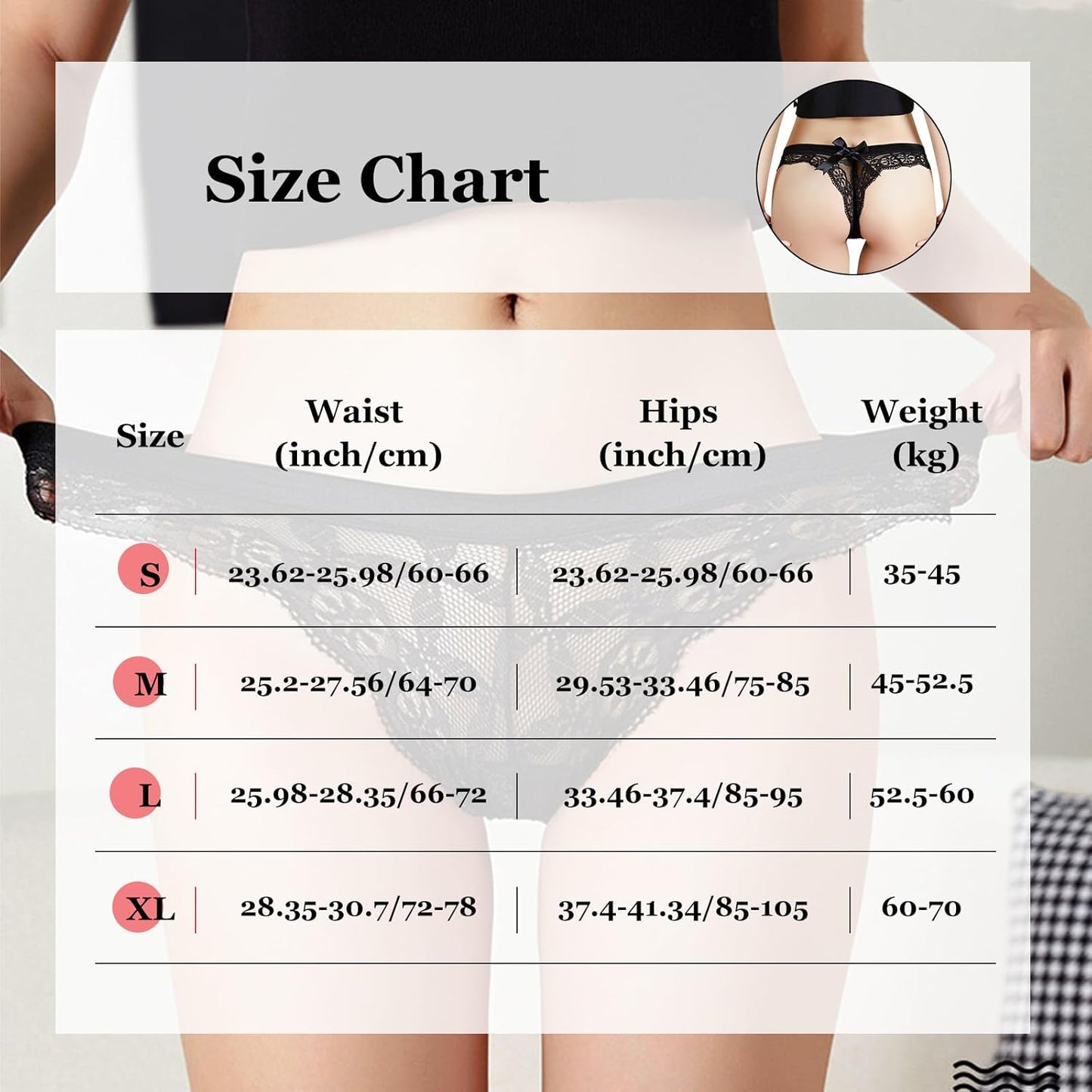 5-Pack Women’s Lace Low-Rise Knickers – Soft Seamless Bikini Briefs | Breathable Cotton Gusset, Everyday Comfort (S-XL)
