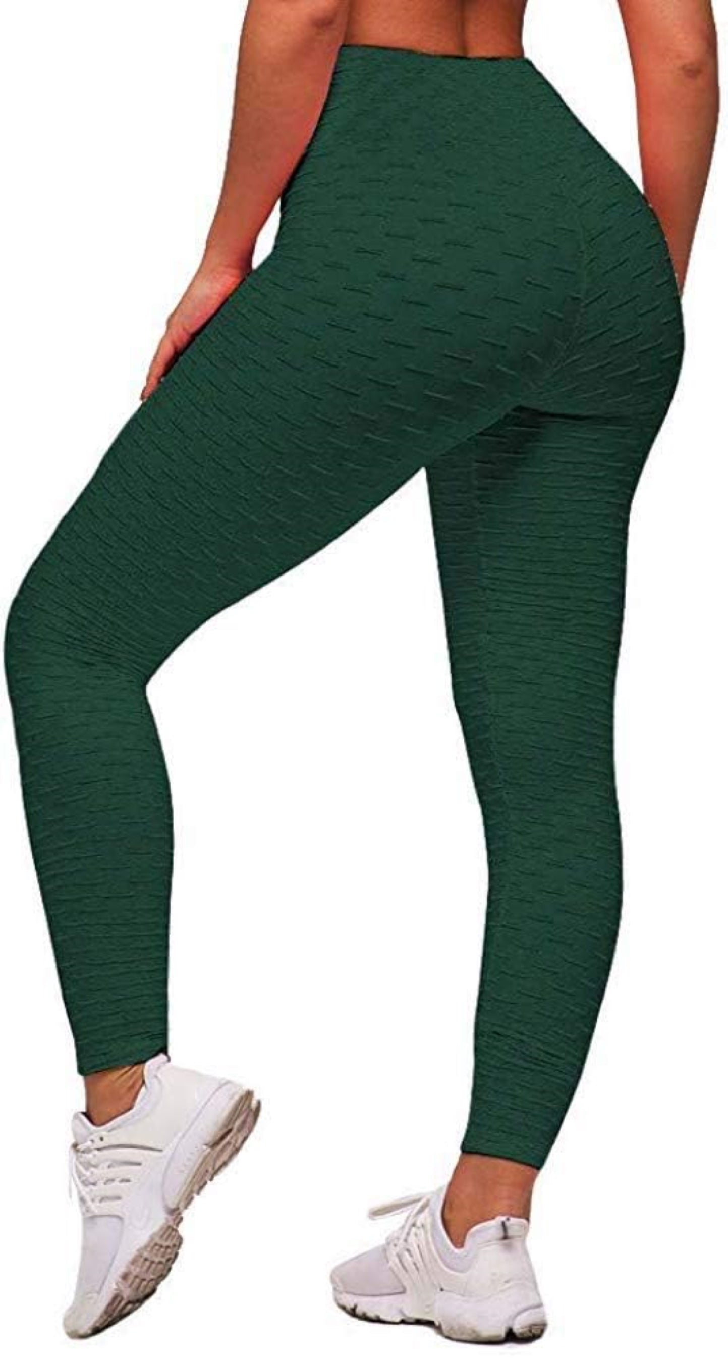 High Waisted Honeycomb Textured Waffle Leggings for Women – Butt-Lifting Scrunch Design, Tummy Control, 4-Way Stretch, Plus Size, Squat-Proof Workout & Yoga Pants