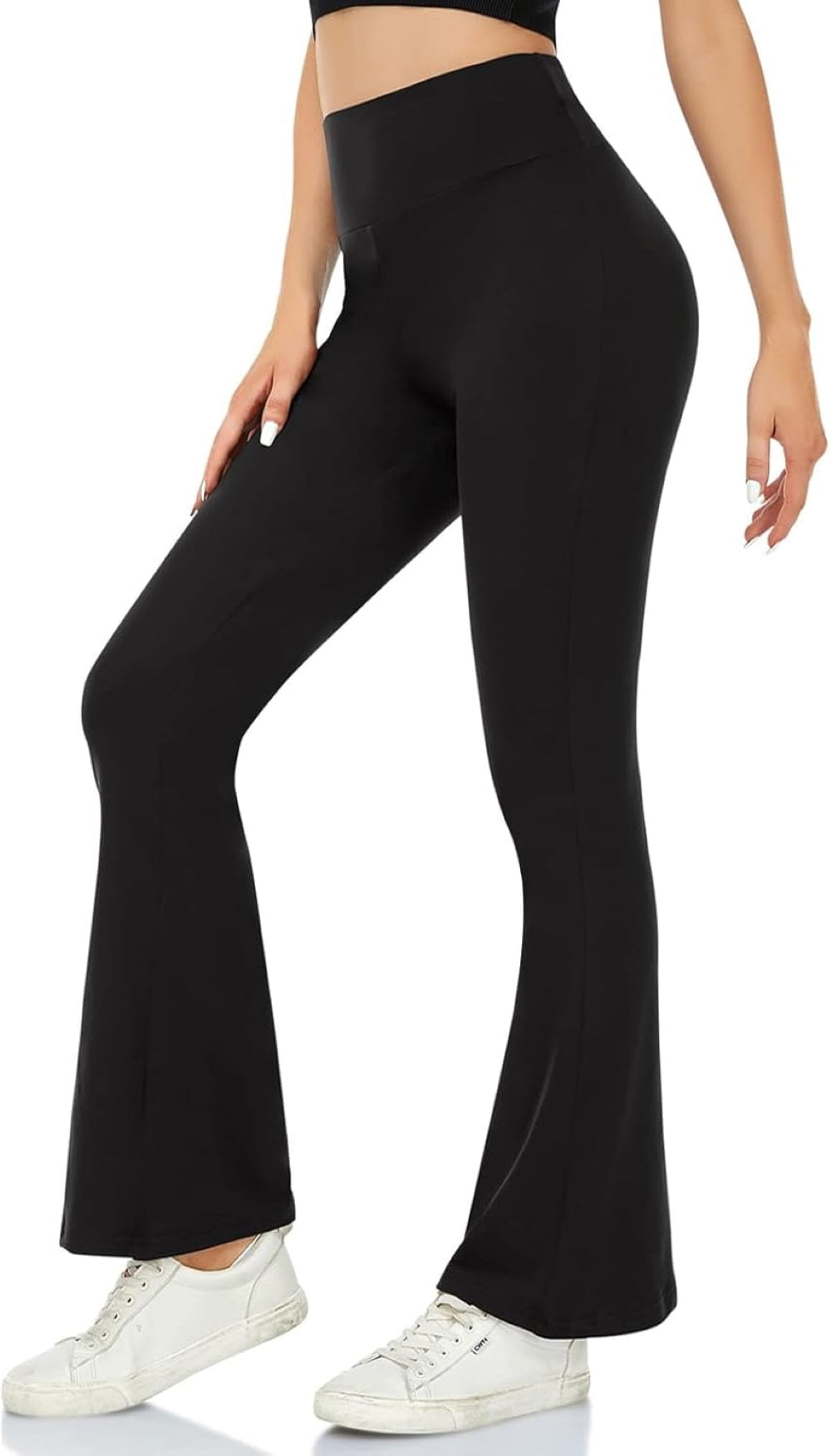 High-Waisted Flared Yoga Pants for Women | Bootcut Tummy Control Leggings | Stretchy Workout & Casual Wear (XS-XL)
