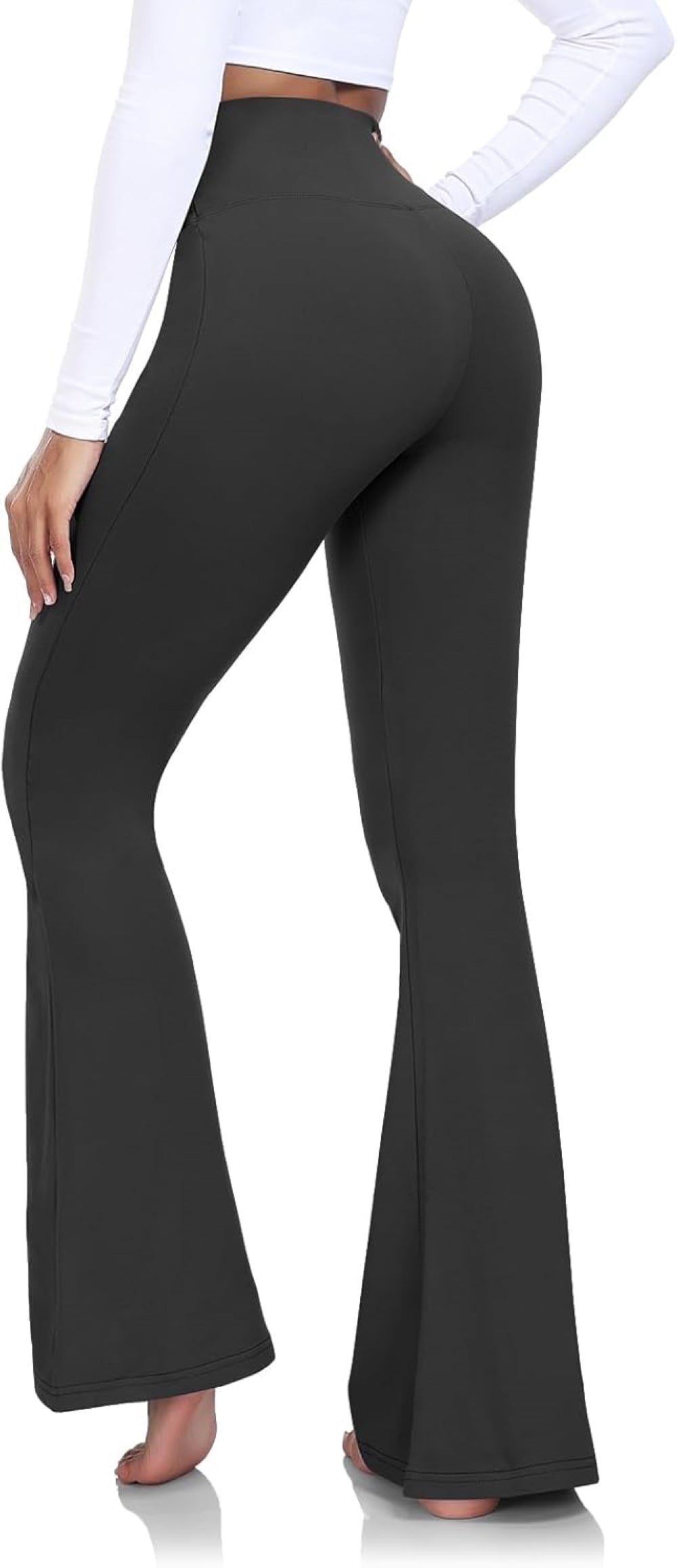 High-Waisted Flared Yoga Pants for Women | Bootcut Tummy Control Leggings | Stretchy Workout & Casual Wear (XS-XL)