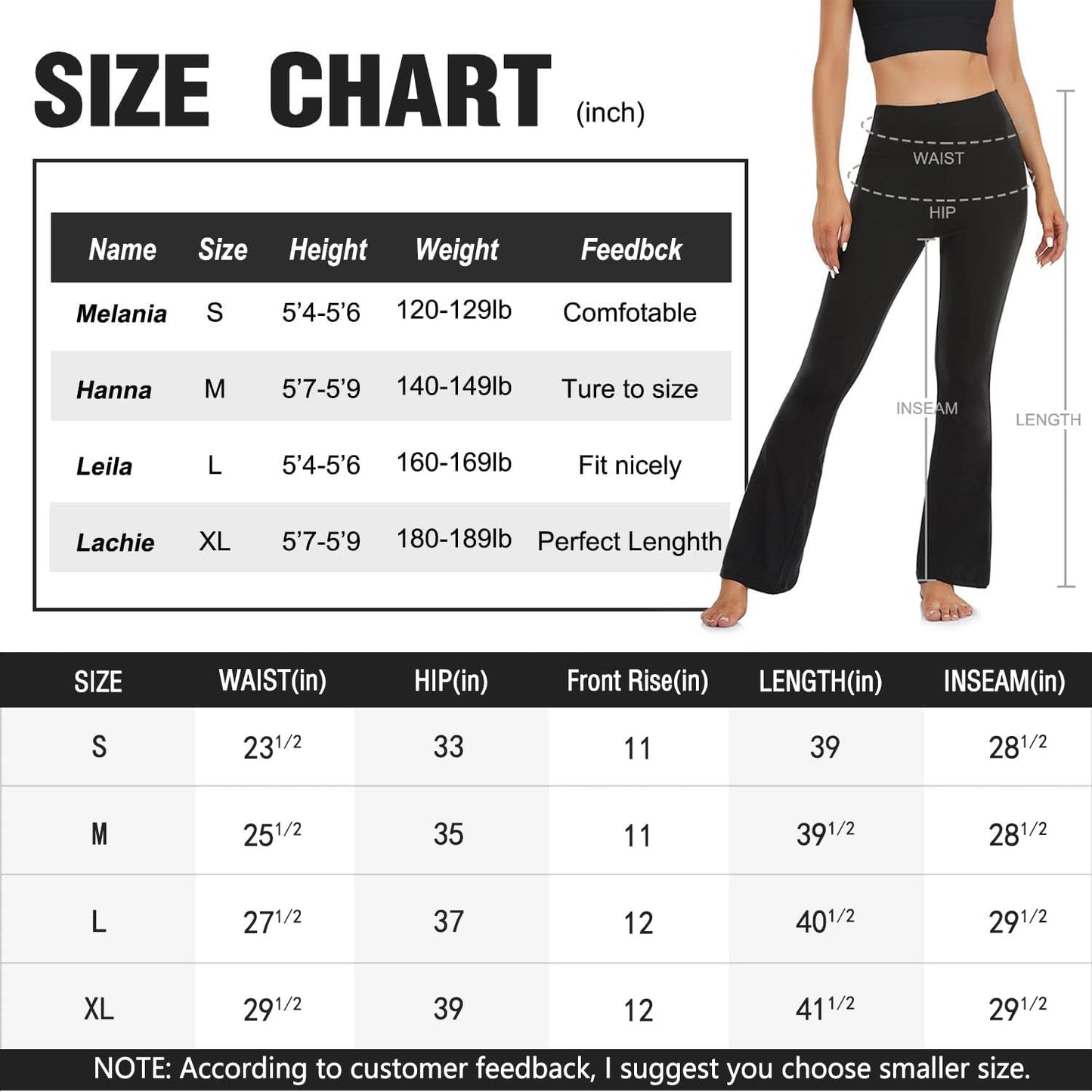 High-Waisted Flared Yoga Pants for Women | Bootcut Tummy Control Leggings | Stretchy Workout & Casual Wear (XS-XL)