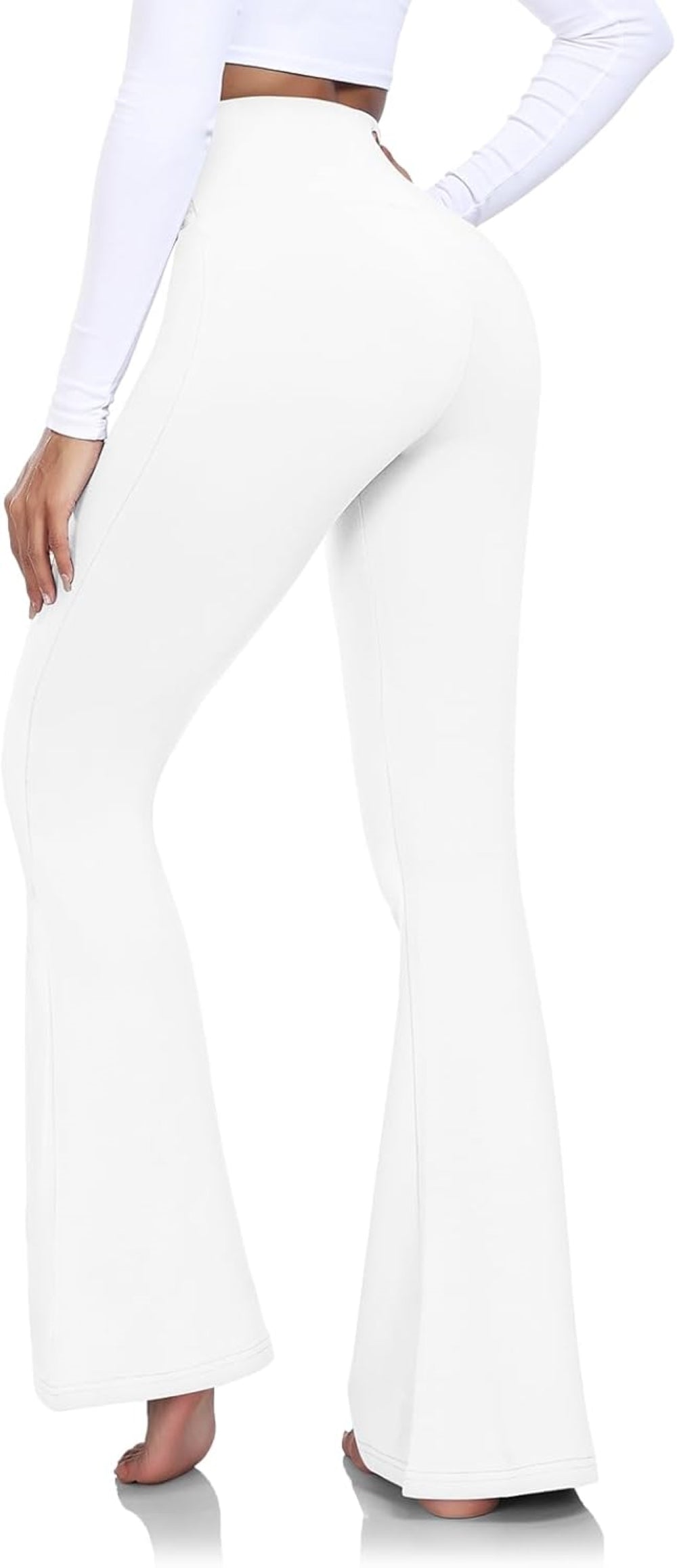 High-Waisted Flared Yoga Pants for Women | Bootcut Tummy Control Leggings | Stretchy Workout & Casual Wear (XS-XL)