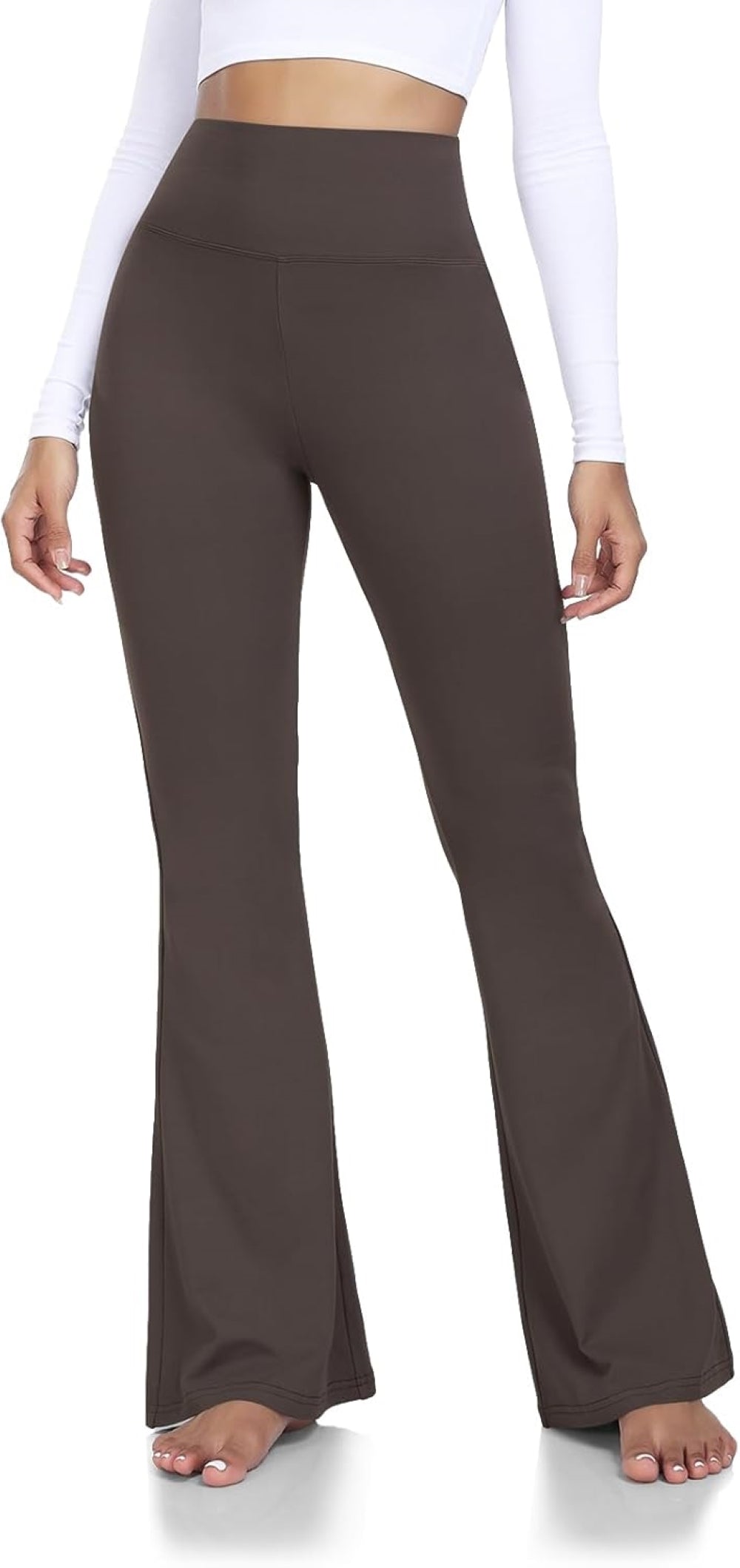 High-Waisted Flared Yoga Pants for Women | Bootcut Tummy Control Leggings | Stretchy Workout & Casual Wear (XS-XL)