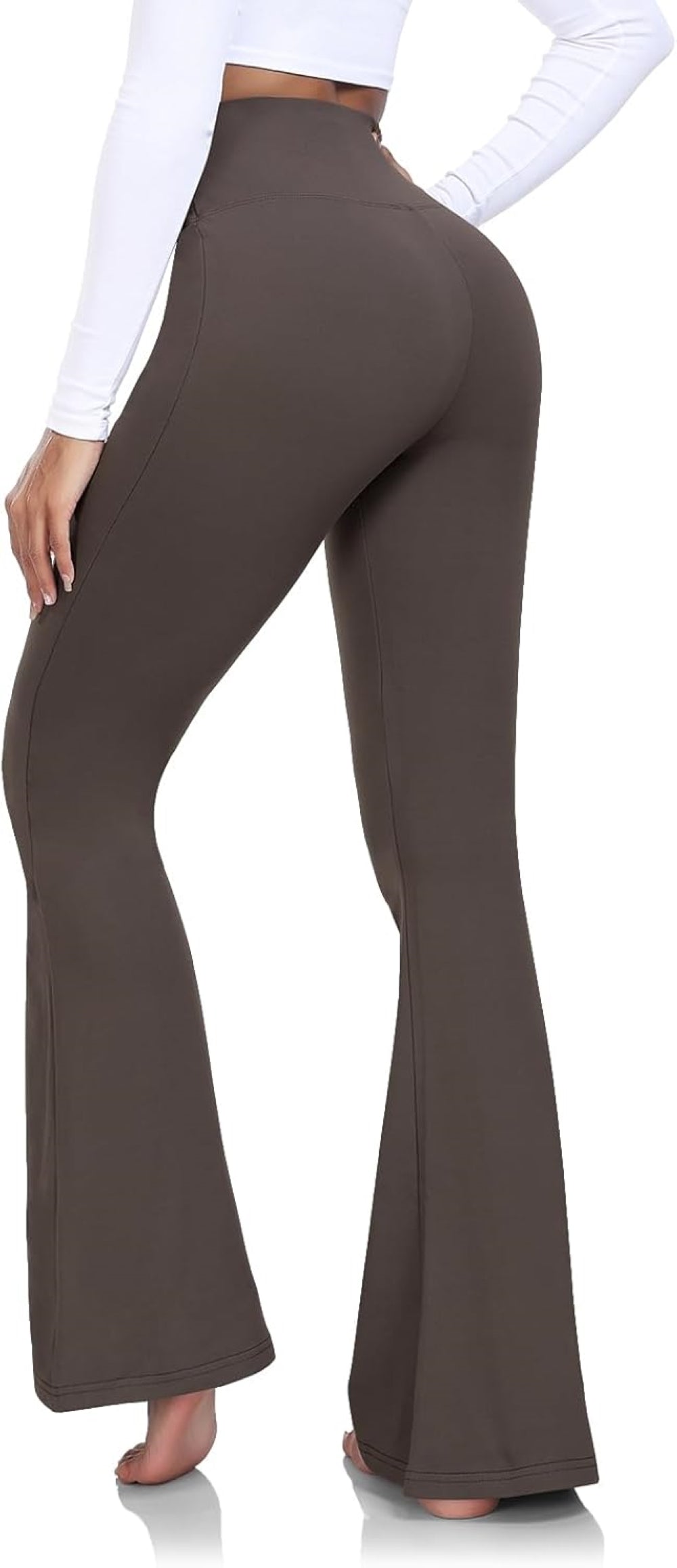 High-Waisted Flared Yoga Pants for Women | Bootcut Tummy Control Leggings | Stretchy Workout & Casual Wear (XS-XL)