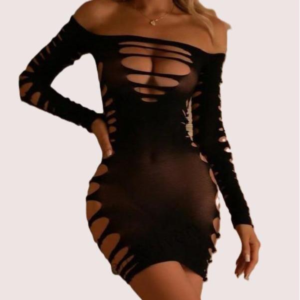 Laven & Ivory Lace Bodysuit for Women - One Piece Lingerie - Mesh Detail