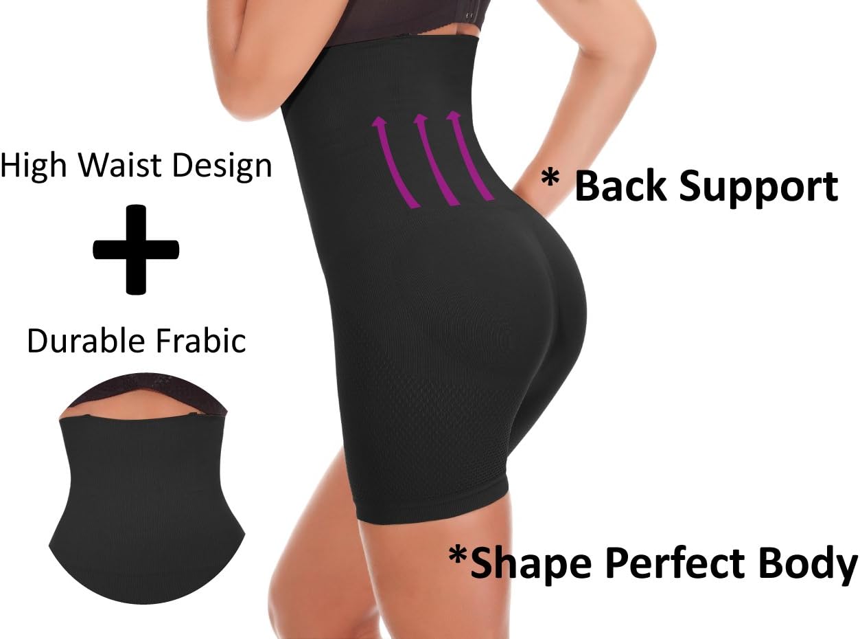 Women’s High-Waisted Tummy Control Knickers Shapewear – Butt Lifter, Slimming Briefs & Body Sculpting Boyshorts