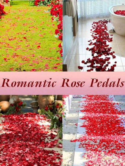 Laven & Ivory Artificial Rose Petals – Romantic Decor for Weddings & Parties- 500 Pcs