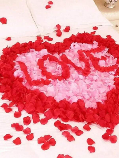 Laven & Ivory Artificial Rose Petals – Romantic Decor for Weddings & Parties- 500 Pcs