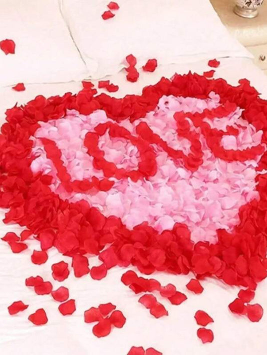 Laven & Ivory Artificial Rose Petals – Romantic Decor for Weddings & Parties- 500 Pcs