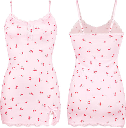 Laven & Ivory Lace Babydoll Nightwear for Women