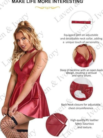 Laven & Ivory Lace Babydoll Nightwear for Women