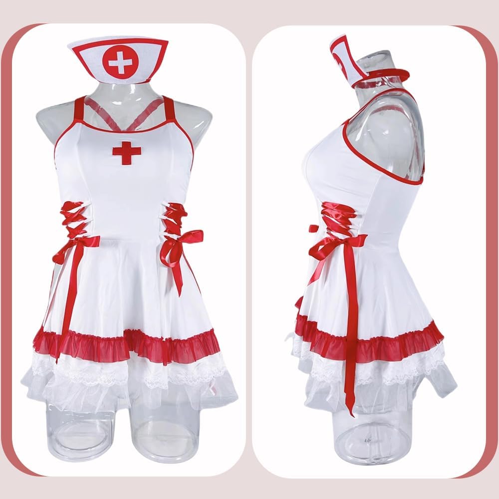 White Nurse Costume Lingerie detail
