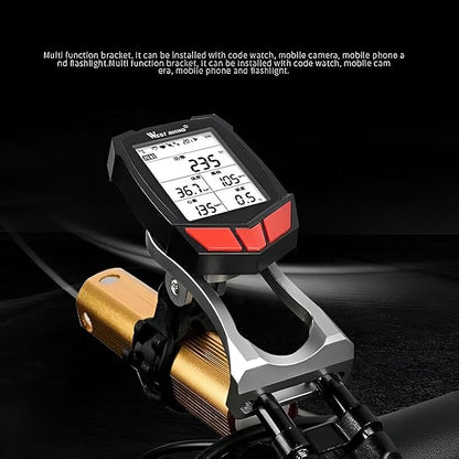 Premium Bike Stem GPS Mount, Compatible with Garmin, Bryton, Cateye & other GPS Devices, Extension Bracket Included