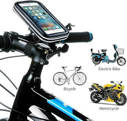 Bike Phone Holder Waterproof Phone Holder Case, 360° Rotating Holder, Bike/Bicycle phone bag