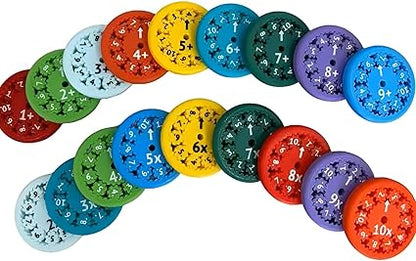 Laven & Ivory Math Fidget Spinner Set - 18 PCS Mathematics Fidget Spinner-Themed Fidget Toys for Focus, and Learning