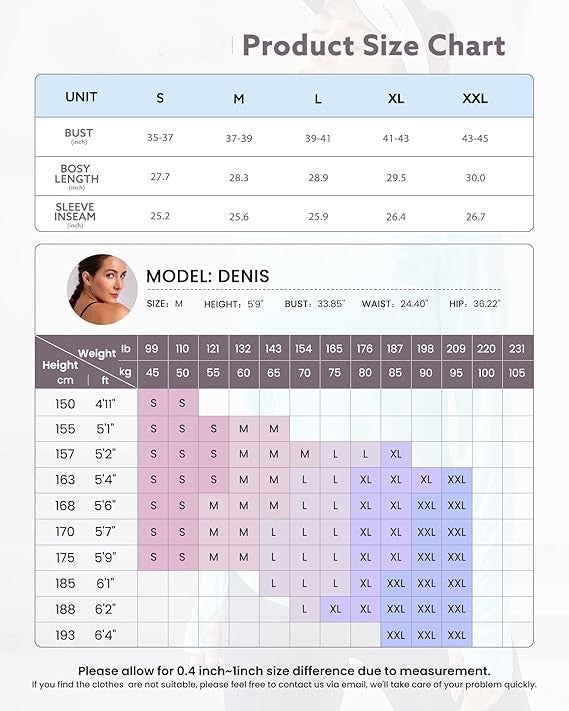 Women's Activewear Long Sleeve Tops Workout Shirts UPF 50+ Sun Fitness T-Shirt Lightweight Quick Dry Outdoor Running Hiking Tops