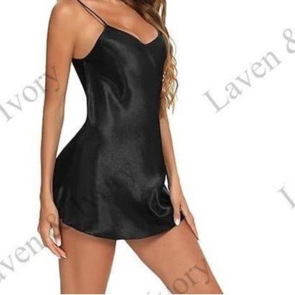 Laven & Ivory Satin Chemise Nightdress for Women