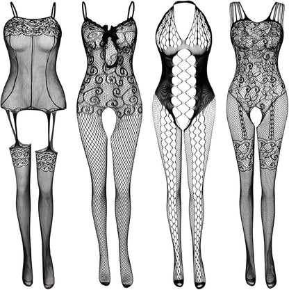 Laven & Ivory Lace Bodysuit for Women - One Piece Lingerie
