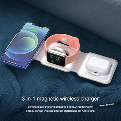 3 in 1 magnetic wireless charger