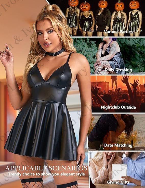 Laven & Ivory Lace Babydoll Nightwear for Women