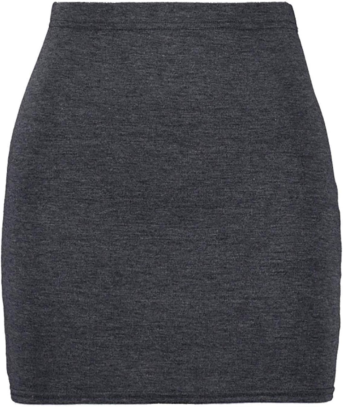 Women’s Bodycon Mini Skirt - Stretchy Short Pencil Skirt with Elasticated High Waistband (UK Sizes 8-22, Multiple Colours)
