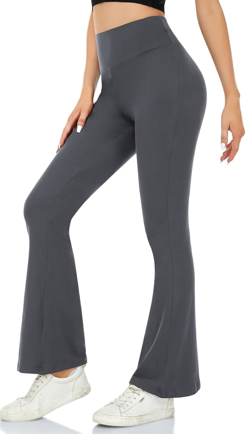 High-Waisted Flared Yoga Pants for Women | Bootcut Tummy Control Leggings | Stretchy Workout & Casual Wear (XS-XL)