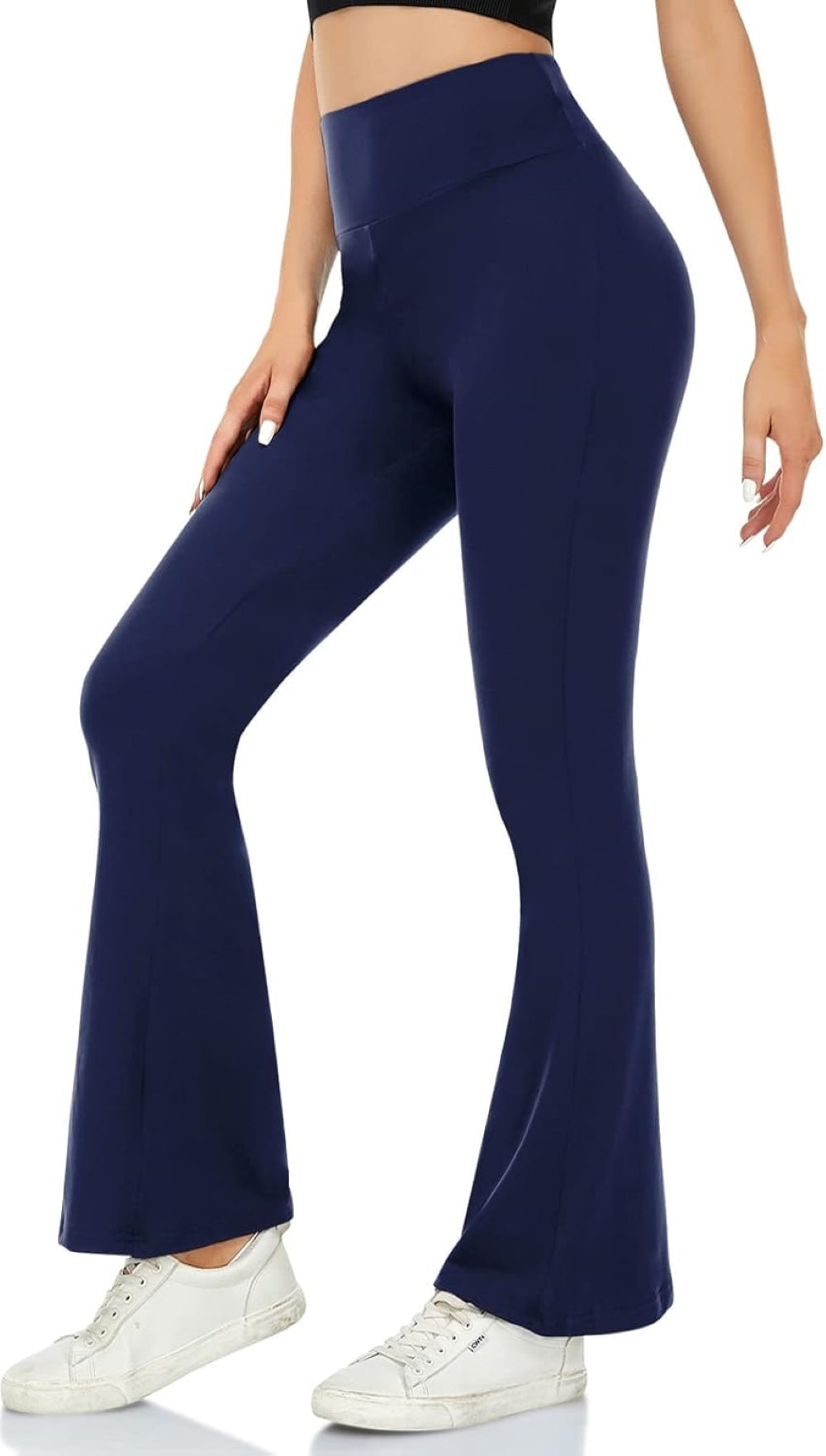 High-Waisted Flared Yoga Pants for Women | Bootcut Tummy Control Leggings | Stretchy Workout & Casual Wear (XS-XL)