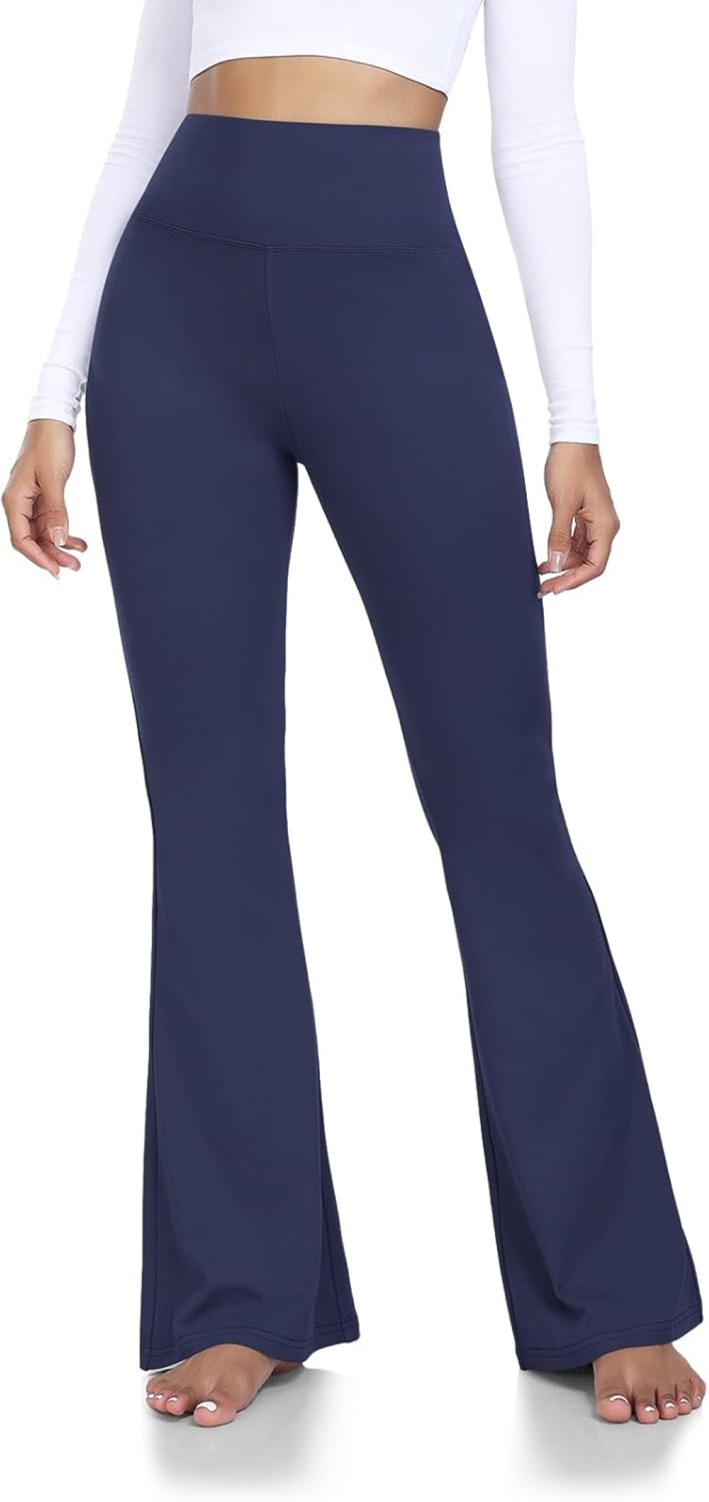 High-Waisted Flared Yoga Pants for Women | Bootcut Tummy Control Leggings | Stretchy Workout & Casual Wear (XS-XL)