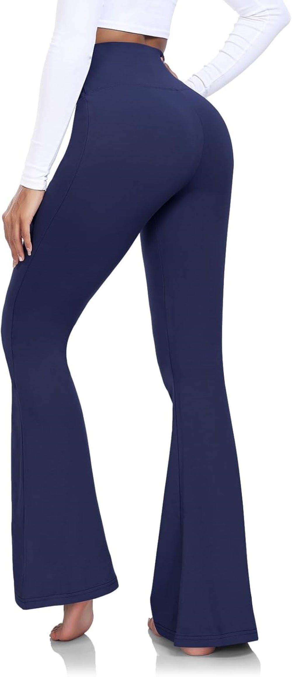 High-Waisted Flared Yoga Pants for Women | Bootcut Tummy Control Leggings | Stretchy Workout & Casual Wear (XS-XL)