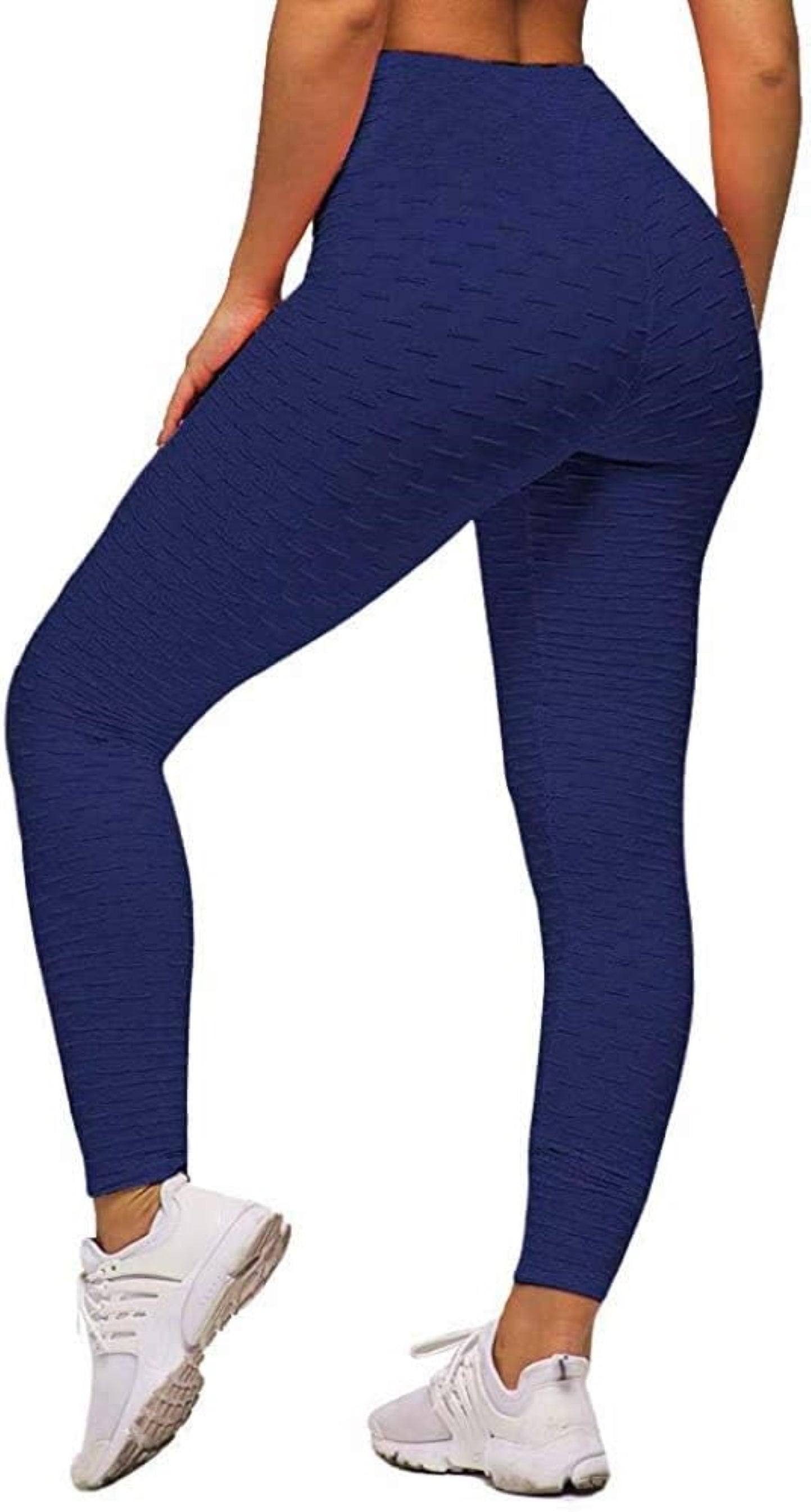 High Waisted Honeycomb Textured Waffle Leggings for Women – Butt-Lifting Scrunch Design, Tummy Control, 4-Way Stretch, Plus Size, Squat-Proof Workout & Yoga Pants