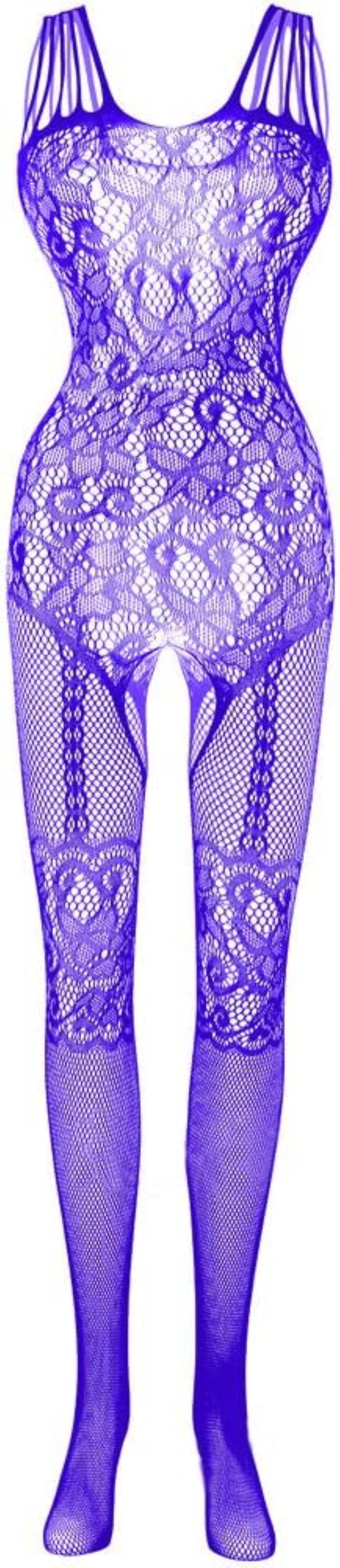 Laven & Ivory Lace Babydoll Nightwear for Women - Mesh Detail