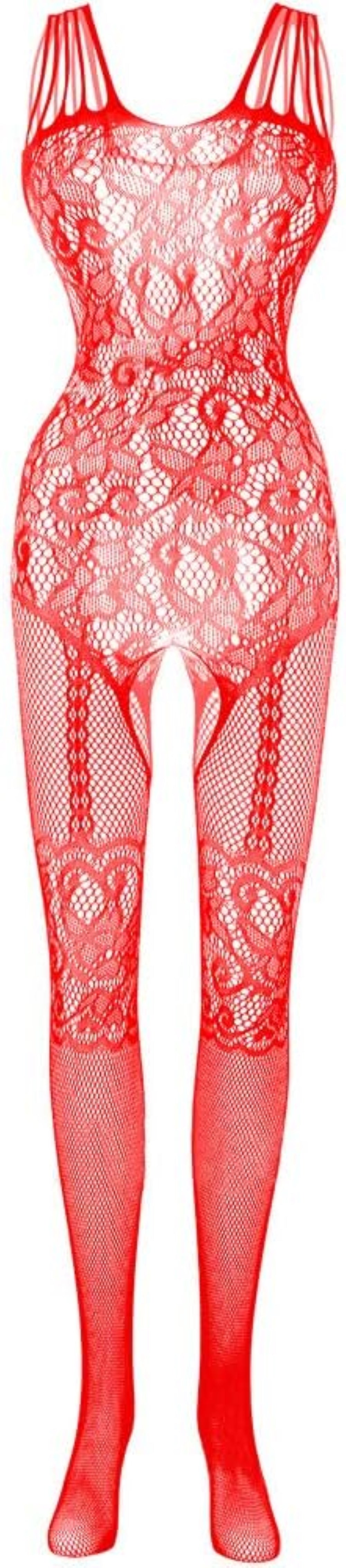 Laven & Ivory Lace Babydoll Nightwear for Women - Mesh Detail