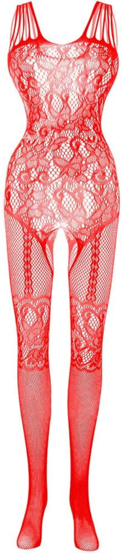 Laven & Ivory Lace Babydoll Nightwear for Women - Mesh Detail