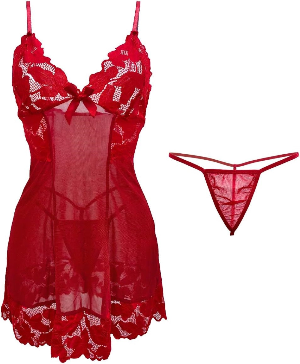 Laven & Ivory Lace Bodysuit for Women - One Piece Lingerie - Floral Lace