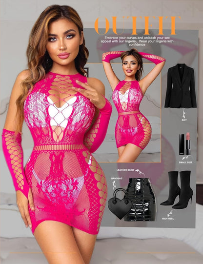 Laven & Ivory Lace Bodysuit for Women - One Piece Lingerie