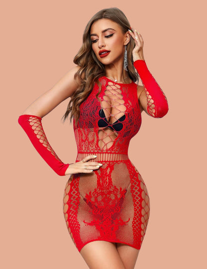 Laven & Ivory Lace Bodysuit for Women - One Piece Lingerie