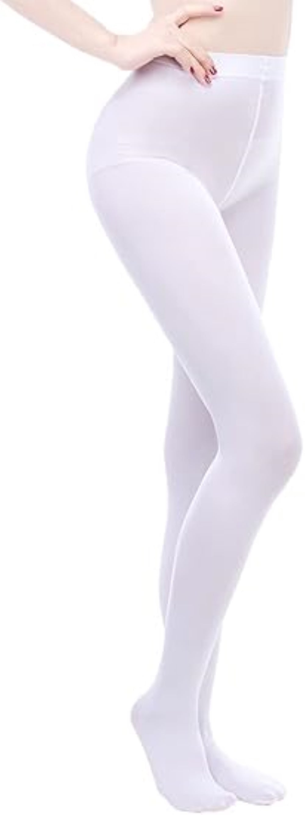Women's 80 Denier Soft Opaque Tights – High-Quality, Stretchy, and Comfortable Tights for Everyday Wear, Ballet, Cosplay, and Festive Occasions