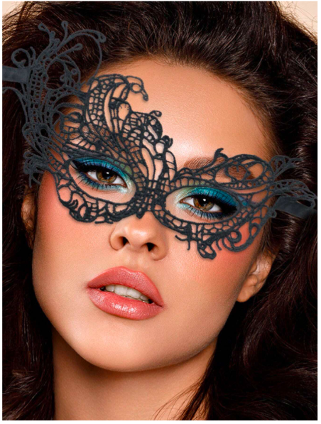 Sexy Lace Hollow-Out Half Face Mask for Women - Elegant Masquerade Mask for Halloween, Costume Balls, & Themed Parties