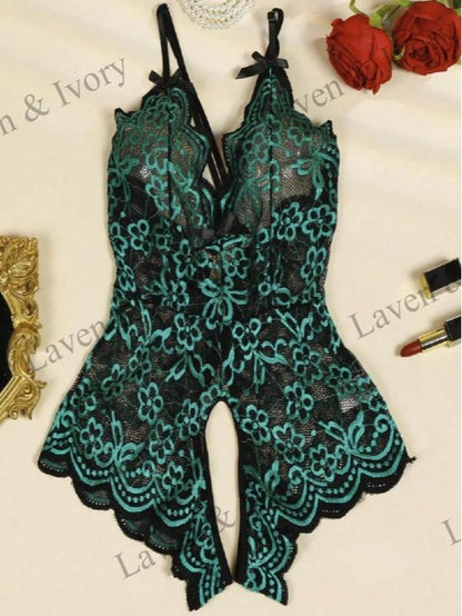 Laven & Ivory Lace Bodysuit for Women - One Piece Lingerie