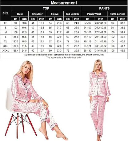 Laven & Ivory Women's Satin Pyjama Set - Soft Loungewear