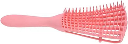 Detangling Hairbrush for Curly, Coily, Wavy, & Straight Hair | Wet & Dry Hair | Reduces Breakage & Knots