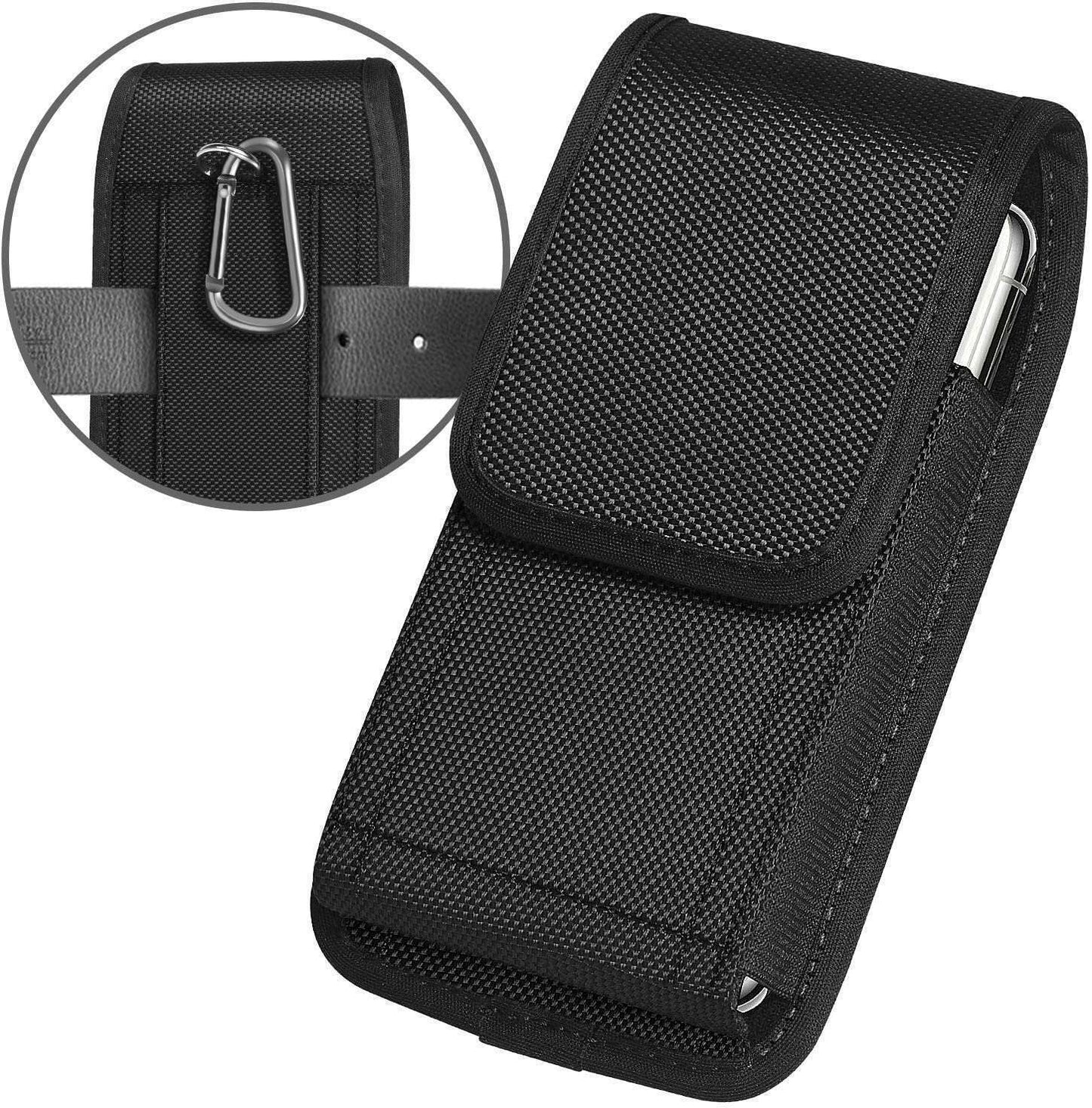 Universal Nylon Mobile Holster Belt Shockproof Phone Pouch for Apple iphone