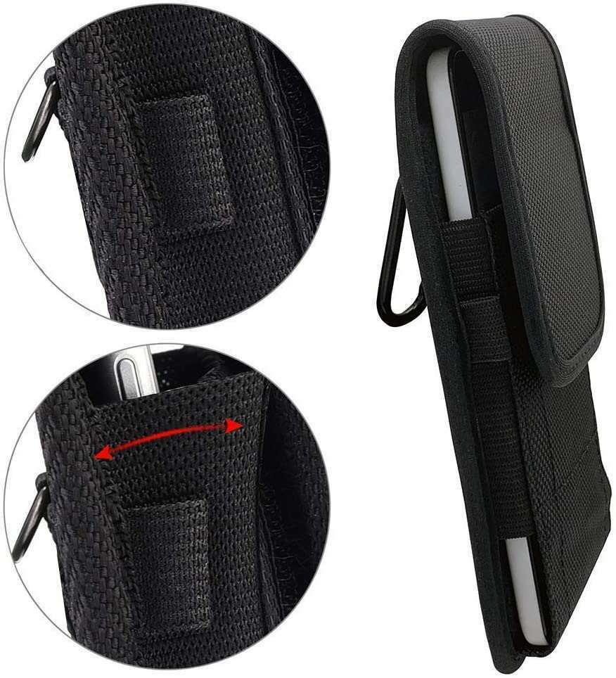 Universal Nylon Mobile Holster Belt Shockproof Phone Pouch for Apple iphone