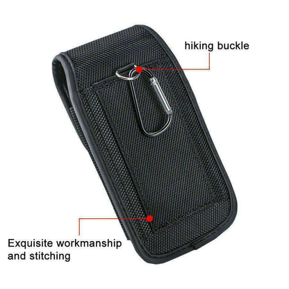 Universal Nylon Mobile Holster Belt Shockproof Phone Pouch for Apple iphone