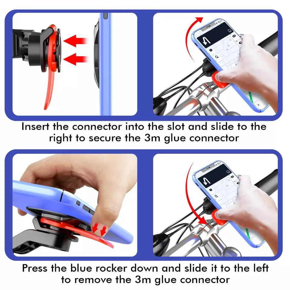 How to attach you phone to quad lock phone mount